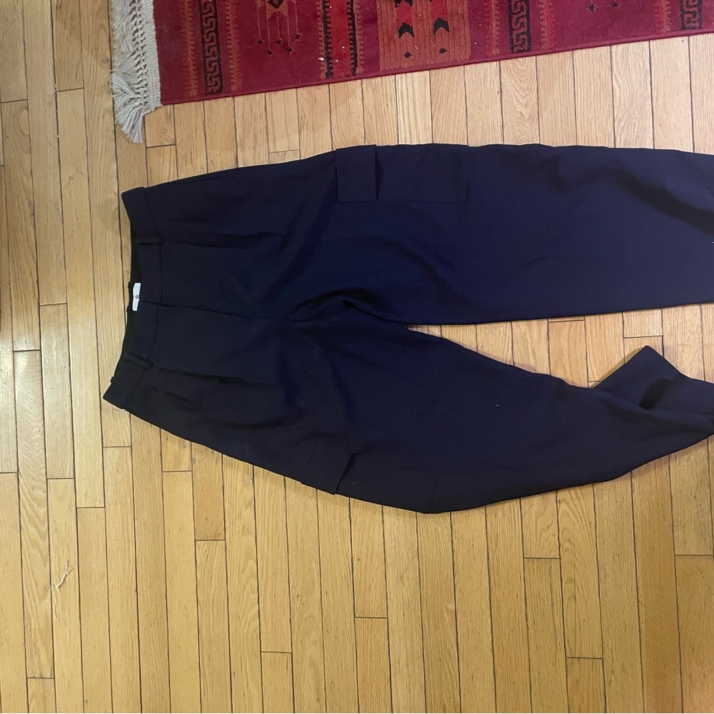 Babaton Navy Cargo Pants Modern Slim-Fit